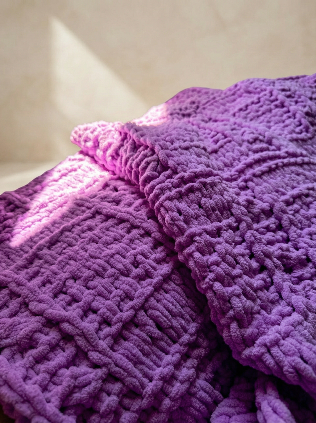 Totally handmade crochet baby blanket, sized 80x100 cm, perfect as a personalized baby blanket. Soft and cozy for your little one’s comfort.